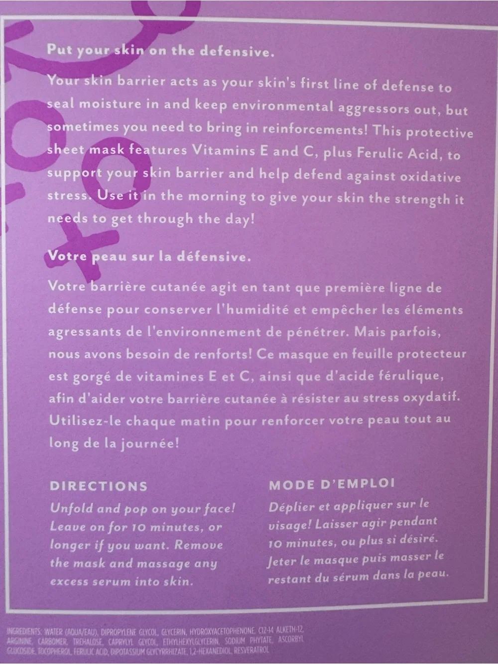 Patchology Playing Defense Moodmask - Barrier-Boosting Sheet Mask